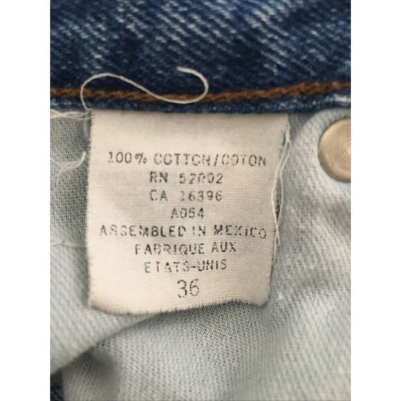 Vintage DKNY 90s Denim Carpenter Jeans 36 x 34 (34 x 33) Medium Wash 100% Cotton - Picture 11 of 11